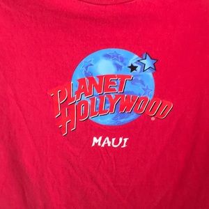 Vintage single stitch Planet Hollywood Maui Xl